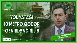 QARAĞACI-MİRZƏCƏFƏRLİ-MOLLAGÜLLƏR AVTOMOBİL YOLU YENİDƏN QURULUR