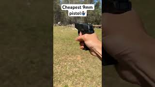 Shooting CHEAPEST 9mm pistol!! #viral #gun #handgun