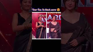 Beauty in Black 🖤🖤 Biggboss Ladies in black saree 😍🥵🔥#youtubeshorts#chumdarang#mahirasharma#biggboss