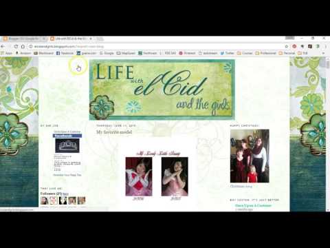 Viewing your Blog and other Blogs Viewing your Blog and other Blogs