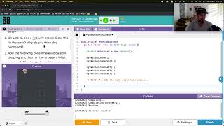 Code.org AP CSA U1L2 Java Lab