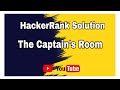 The Captain's Room  || HackerRank  Solution || Sets in Python