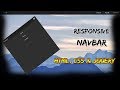 Responsive Navbar | HTML, CSS & JQUERY