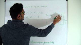 Maximum Sub Square Matrix Dynamic Programming