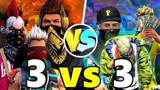 Three vs Three Best Game with Legend, Bunny, Bhudev and Naizard- Garena Free Fire