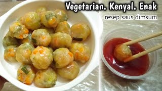 DIMSUM SAYUR ? atau CILOK SAYUR ?dan RESEP SAUS DIMSUM | Bahan mudah enak simpel