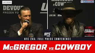 UFC 246: Conor McGregor vs. Donald "Cowboy" Cerrone Full Press Conference | CBS Sports HQ