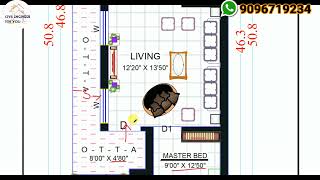 17X50 House Plan With Parking | 17X50 Home Design East Face || 17*50 House Floor Plan