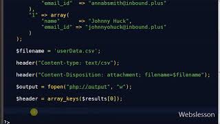 How to Generate CSV File from PHP Array