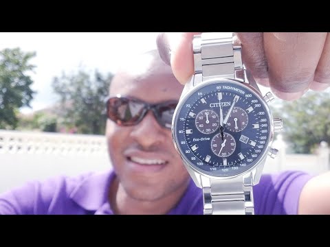 CITIZEN 39mm Eco Drive Chronograph AT2390-82L Watch Review CITIZEN 39mm Eco Drive Chronograph AT2390-82L Watch Review