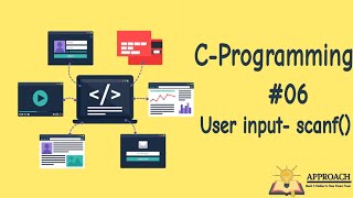C-Programming Lecture -#06 !! User input-scanf()