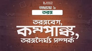 অধ্যায় ৯ - তরঙ্গ: তরঙ্গ, তরঙ্গবেগ, কম্পাঙ্ক, তরঙ্গদৈর্ঘ্য সম্পর্ক [HSC]