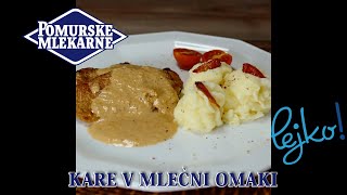 SVINJSKI KARE V MLEČNI OMAKI (mleko) - 31. recept 3. sezone Lejko! recepti