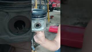 cara pasang piston Fuso D 6, 16