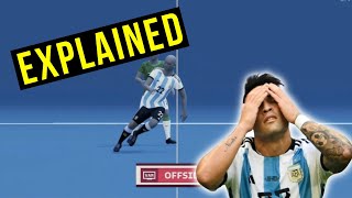 Was Lautaro Martinez's Goal For Argentina OFFSIDE? | Explained