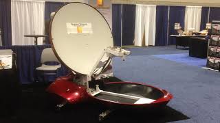 Self Deploy Satellite antenna SNG at Satellite 2015 Washington USA