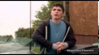 Actor Jody Latham playing Lip Gallagher in Channel 4's Shameless