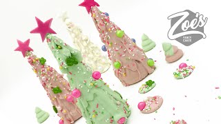 Chocolate Christmas Trees Tutorial Easy Xmas Present Ideas!