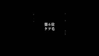 【TOP10】女が嫌いな男の毛部位ランキング！イケメンでもキモいｗｗ　第4位　#イケメン  #脱毛 #雑学 #美容