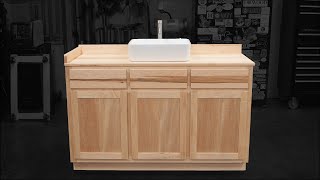 Building a Maple Bathroom Vanity - 367