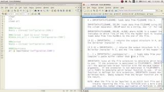 MATLAB Help - File I/O using importdata