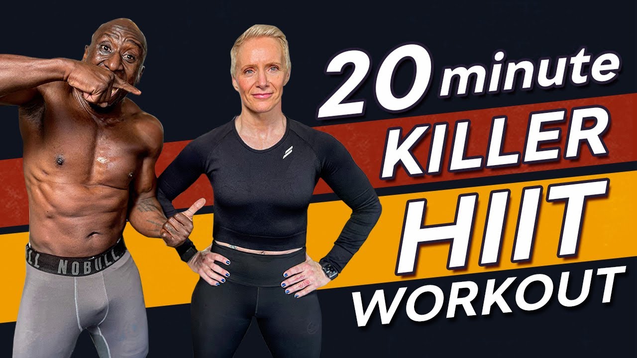 20 Minute Killer Bodyweight Hiit Workout Youtube