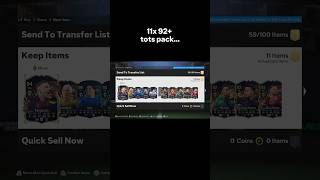 11x 92+ TOTS pack 😳 #eafc24 #fut