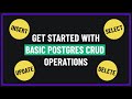 Node.js PostgreSQL CRUD Tutorial — INSERT, SELECT, UPDATE, DELETE