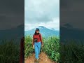 View Merbabu dan Merapi dari Puncak Gunung Andong Jawa Tengah #shorts