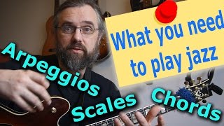 What Do You Need To Play Jazz Guitar? - Scales, Theory, Arpeggios, Chords