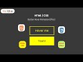 Creative HTML CSS Button Hover Animation Effects. HTML, CSS Only