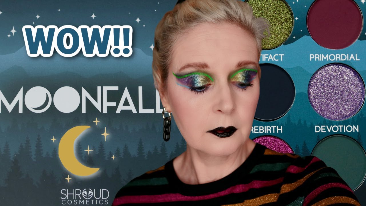 Shroud Cosmetics MOONFALL 🌙 | First Impressions & An Unusual Look ...