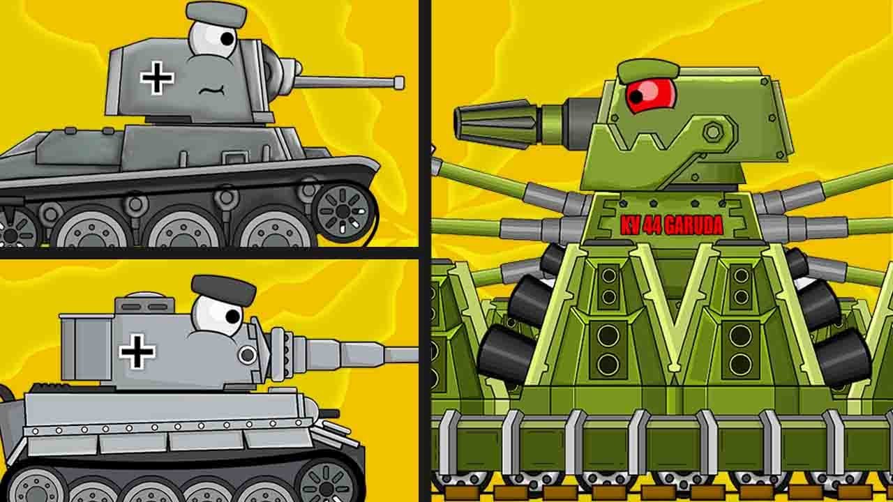 Soviet Tank Victory KV 44 & T-34 | | KV 44M VS KV6 German - Cartoons ...