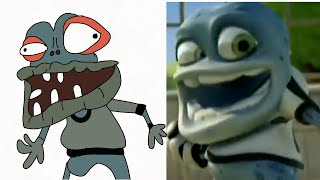 we are the campion crazy frog song drawing meme