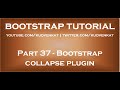 Bootstrap collapse plugin