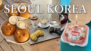 【韓国ソウルVlog】大人女子旅３泊4日  かわいいカフェとちょこっとBTS聖地　明洞・狎鴎亭・弘大・合井・聖水