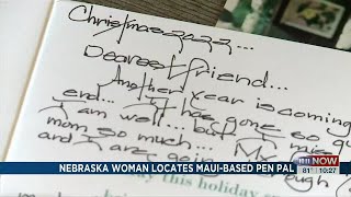 Woman in Beatrice reconnects with pen pal of 65 years from Maui