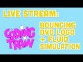 Coding Train Live  167: Bouncing DVD Logo + Fluid Simulation