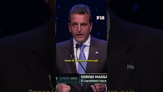 🇦🇷 La réplica de Sergio Massa a Javier Milei en el Debate Presidencial 2023