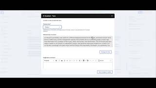 Quick Wins with Drupal AI for accessibility: Tone changes from within CKEditor