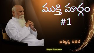 ముక్తి మార్గం 1 #satyamsanatanam #telugu #spirituality #patriji #pmc #podcast #yogi #motivation