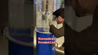 Tornadoes formation in lab with the help of magnetic field.