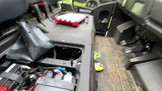 Installing bus bar on 2023 Honda Pioneer 700