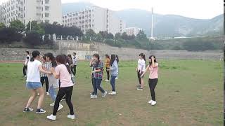 2016年安徽淮北淮师大外国语学院商务英语1班打橄榄球 Playing Football with Business English Class 1, Pt. 1