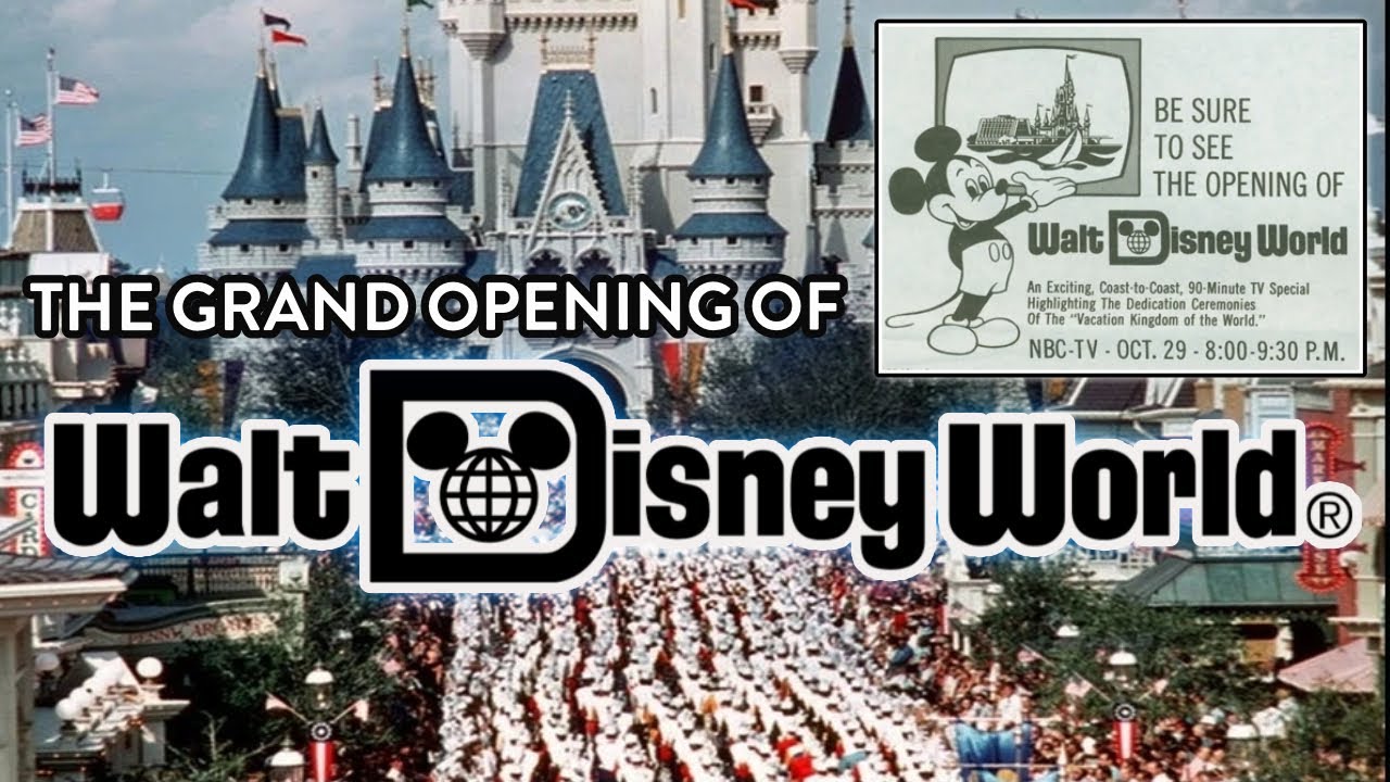 The Grand Opening Of Walt Disney World | NBC TV Special October 1971 ...