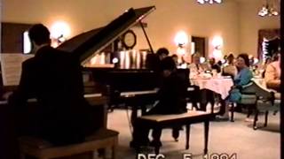 Bach Solfeggietto Duet - Charlie Albright with Michael Yannette