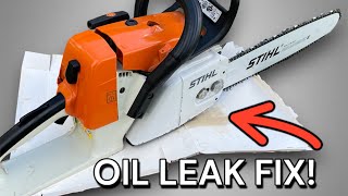 Chainsaw Leaking Oil Here S Why