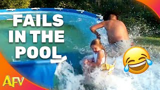 Summer Pool Plans Didn't Go As They Thought 🌊 😅  | Funny Fails | AFV 2022