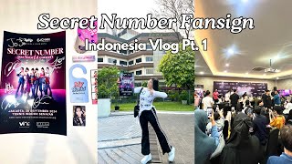 Secret Number Fansign (Indonesia Vlog Part 1) First Time Traveling to Jakarta 🇮🇩 (INDO/ENG Subs)