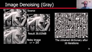 9 5 5 Sparse Modeling Image Processing Examples Duration 2057 Optional break at 0925